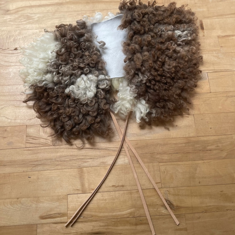 Luna Goods Shearling Collar - Handmade, Brand New